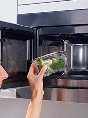 Load image into Gallery viewer, Leifheit Set of 3 vacuum food storage containers, airtight and waterproof storage containers, cans suitable for Leifheit vacuum seals, BPA- and dishwasher-safe, zing and microwave-safe
