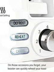 Load image into Gallery viewer, Morphy Richards Hive White 2 Slice Toaster - Gloss Finish - Plastic - 2 Slot - 220034