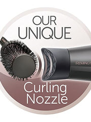 Load image into Gallery viewer, Remington Curl & Straight Confidence Hairdryer - Create Curls, Waves & Straight styles, Ionic conditioning, incs Diffuser, Curling Nozzle, Smoothing Nozzle & 45mm Barrel Brush, 2200W, D5706