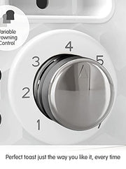 Load image into Gallery viewer, Morphy Richards Hive White 2 Slice Toaster - Gloss Finish - Plastic - 2 Slot - 220034