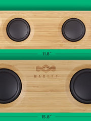 Load image into Gallery viewer, House of Marley - Get Together Bluetooth Portable Bluetooth Speaker and Audio System - 3.5 Woofer & 1 Tweeters, 30m Wireless Range, 8 Hour Playtime, Sustainably Crafted, Signature Black