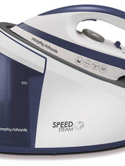 Load image into Gallery viewer, Morphy Richards 333202 Speed Steam Generator Iron Ceramic Soleplate, Lightweight and Fast, White and Purple
