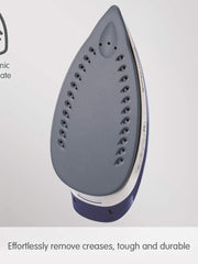 Load image into Gallery viewer, Morphy Richards 333202 Speed Steam Generator Iron Ceramic Soleplate, Lightweight and Fast, White and Purple