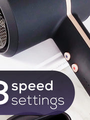 Load image into Gallery viewer, Beurer HC35 Compact Hair Dryer 1500-Watt Blow Dryer Ionic Technology Reduces Frizz Lightweight and Portable Travel Hair Dryer with 4 Temperature and 3-Speed Settings & Cold Air Function (Black)