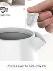 Load image into Gallery viewer, Morphy Richards Hive White Jug Kettle - 1.5L - Rapid Boil - Plastic - High Gloss - 108274
