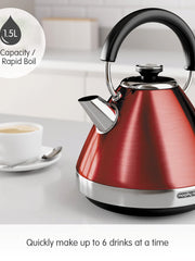 Load image into Gallery viewer, Morphy Richards 100133 Venture Pyramid Kettle Red