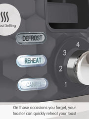 Load image into Gallery viewer, Morphy Richards 220033 Hive Toaster Grey
