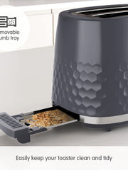 Load image into Gallery viewer, Morphy Richards 220033 Hive Toaster Grey