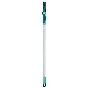 Leifheit Click System High Reach Window Cleaning Kit with Extension Pole, Turquoise/Silver