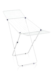 Load image into Gallery viewer, Leifheit Classic 200 Easy Airer Clothes Rack, Sturdy Clothes Drying Rack, Lightweight Sturdy Clothes Drying Rack, Clothes Airers Indoor Strong and Sturdy, White and Blue, 20 m