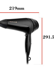 Load image into Gallery viewer, Remington Thermacare Pro Hair Dryer with Concentrator, Three Heat and Two Speeds with Cool Shot, 2.5 Metre Power Cable, 2200 W, Black, D5710