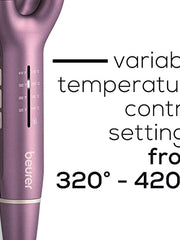 Load image into Gallery viewer, Beurer HT65 4-in-1 Wave Styler, 3 Barrel Curling Iron and Crimper, Adjustable Deep Hair Waver Wand for Beach, Mermaid, Natural, and Water Waves, Curls, Crimps, Hot Styling Tools