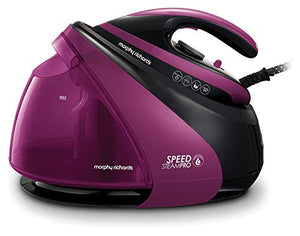 Morphy Richards 332102 Steam Generator Iron Easy Clean, Ceramic Soleplate, Mulberry