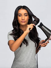 Load image into Gallery viewer, Remington Curl &amp; Straight Confidence Hairdryer - Create Curls, Waves &amp; Straight styles, Ionic conditioning, incs Diffuser, Curling Nozzle, Smoothing Nozzle &amp; 45mm Barrel Brush, 2200W, D5706