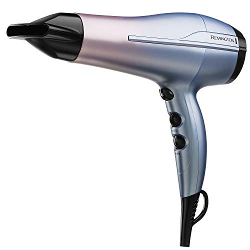 Remington Mineral Glow Ionic Hair Dryer with Slim Concentrator and Diffuser, 2200 W, D5408, 718 g