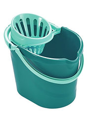 Load image into Gallery viewer, Leifheit, Blue Classic Mop and Bucket Set, Green, White