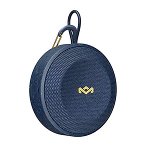 House of Marley No Bounds: Waterproof Speaker with Wireless Bluetooth Connectivity, 10 Hours of Indoor/Outdoor Playtime, and Sustainable Materials, Blue