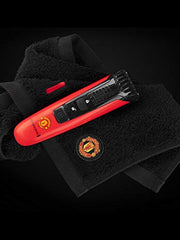 Load image into Gallery viewer, Remington Manchester United Beard Boss Cordless Beard/Stubble Trimmer Including EDGEStyler and Adjustable Comb with 9 Length Settings, Black and Red