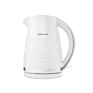 Morphy Richards Hive White Jug Kettle - 1.5L - Rapid Boil - Plastic - High Gloss - 108274