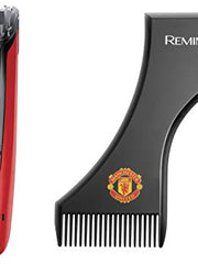 Load image into Gallery viewer, Remington Manchester United Beard Boss Cordless Beard/Stubble Trimmer Including EDGEStyler and Adjustable Comb with 9 Length Settings, Black and Red