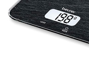 Beurer KS19 Kitchen Scale, Slate, 20 x 14.5 x 1.65 cm
