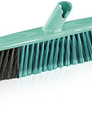Load image into Gallery viewer, Leifheit Wood Clean Xtra 30 cm, Innovative X Cross-Over-Bristles Brush, Natural Hair for Gentle Brushing on Sensitive Floors, Connects to Leifheit Click System Handles, Broom Head Only