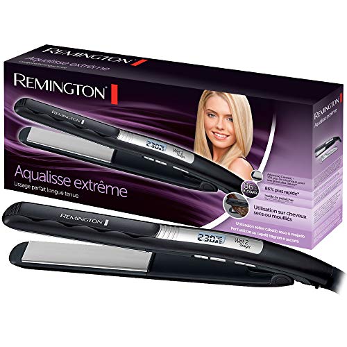Remington S7202 Hair Straightener Aqualisse Extreme Wet2Dry