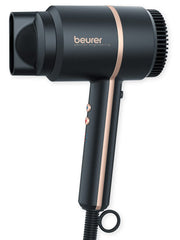 Load image into Gallery viewer, Beurer HC35 Compact Hair Dryer 1500-Watt Blow Dryer Ionic Technology Reduces Frizz Lightweight and Portable Travel Hair Dryer with 4 Temperature and 3-Speed Settings &amp; Cold Air Function (Black)