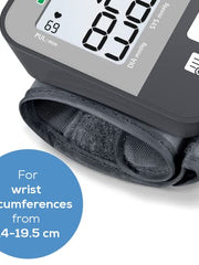 Load image into Gallery viewer, Beurer BC27 Wrist Blood Pressure Monitor, Blood Pressure Machine with Arrhythmia Detection &amp; Colour-Coded Risk Indicator, Fully Automatic Blood Pressure for Wrist Circumferences from 14 - 19.5 cm