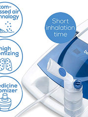 Load image into Gallery viewer, Beurer IH21 Home-Use Nebuliser, Electric Inhaler for Nebulising Liquid Medication for Colds, Asthma and Respiratory Diseases, Compressed Air Technology, Nebulisation Capacity (> 0.20 ml/min)