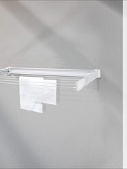 Load image into Gallery viewer, Leifheit Telegant 72 Protect Wall Dryer Clothes Airer, Foldable Clothes Drying Rack with 8 x 90 cm Bars, Robust Clothes Rack for Indoor and Outdoor, 7.2 m Drying Space, White