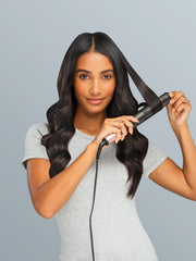 Load image into Gallery viewer, Remington Curl &amp; Straight Confidence, 2-in-1 Hair Straightener &amp; Curler, Ceramic coated plates infused with anti static for smooth glide, Digital display, 5 Temperatures 150°C-230°C, S6606