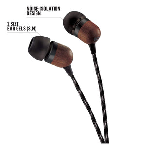 House of Marley Smile Jamaica Wired Noise Isolating Headphones with Microphone