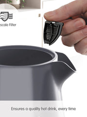 Load image into Gallery viewer, Morphy Richards Hive Kettle, 1.5L, Easy Fill System, Enhanced Waterspout, 3KW Rapid Boil, 360 Degree Base, Limescale Filter, Water Viewing Window, Grey, 108273