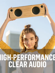 Load image into Gallery viewer, House of Marley - Get Together Bluetooth Portable Bluetooth Speaker and Audio System - 3.5 Woofer &amp; 1 Tweeters, 30m Wireless Range, 8 Hour Playtime, Sustainably Crafted, Signature Black