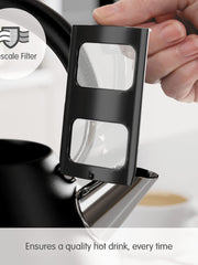 Load image into Gallery viewer, Morphy Richards 100131 Venture Pyramid Kettle Black