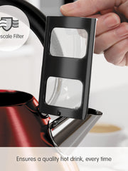 Load image into Gallery viewer, Morphy Richards 100133 Venture Pyramid Kettle Red