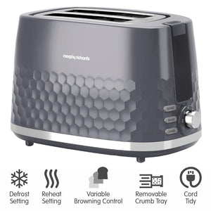 Morphy Richards 220033 Hive Toaster Grey