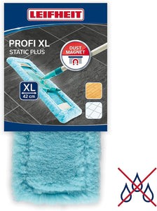 Leifheit Profi XL Mop Replacement Wiper Cover Static Plus, For Dry Dusting on all floor types, Fits all Leifheit Profi Mops, 42 cm width
